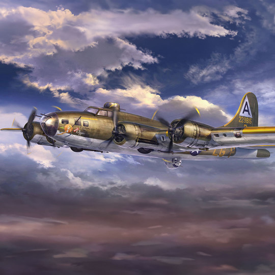 Maquette d’avion en plastique B-17F Flying Fortress « Miami Clipper » 1:72 Maquette d’avion en...