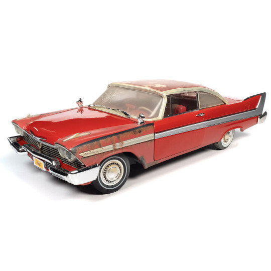 Voiture miniature Die Cast au 1:18 Christine Plymouth Fury en cours de restauration Voiture miniature Die Cast...
