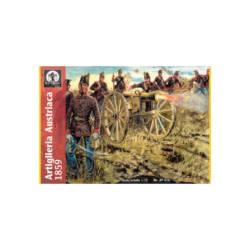 Figurine ARTIL. AUTRICHIENNE 1859 1/72