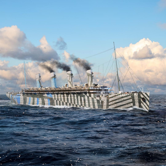 Maquette de bateau en plastique Olympic 1:700 Maquette de bateau en...