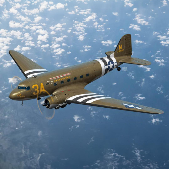 Maquette d’avion en plastique USAFF C-47 Skytrain 1:144 Maquette d’avion en...