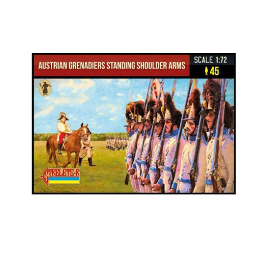 Figurine Austrians Grenadiers Standing 1/72 Figurine Austrians Grenadiers Standing 1/72