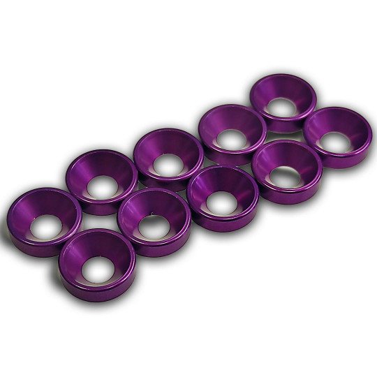 Accessoires pour voiture radiocommandée 10 RONDELLES ALU 5 mm VIOLET Accessoires pour voiture...