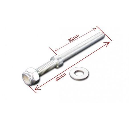 Accessoire pour avion radiocommandé Axes de roues 4mm pour train alu (2 pcs)