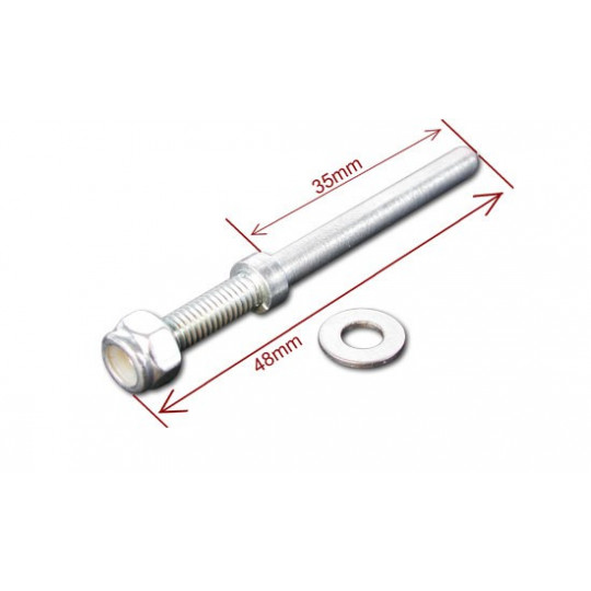 Accessoire pour avion radiocommandé Axes de roues 4mm pour train alu (2 pcs)