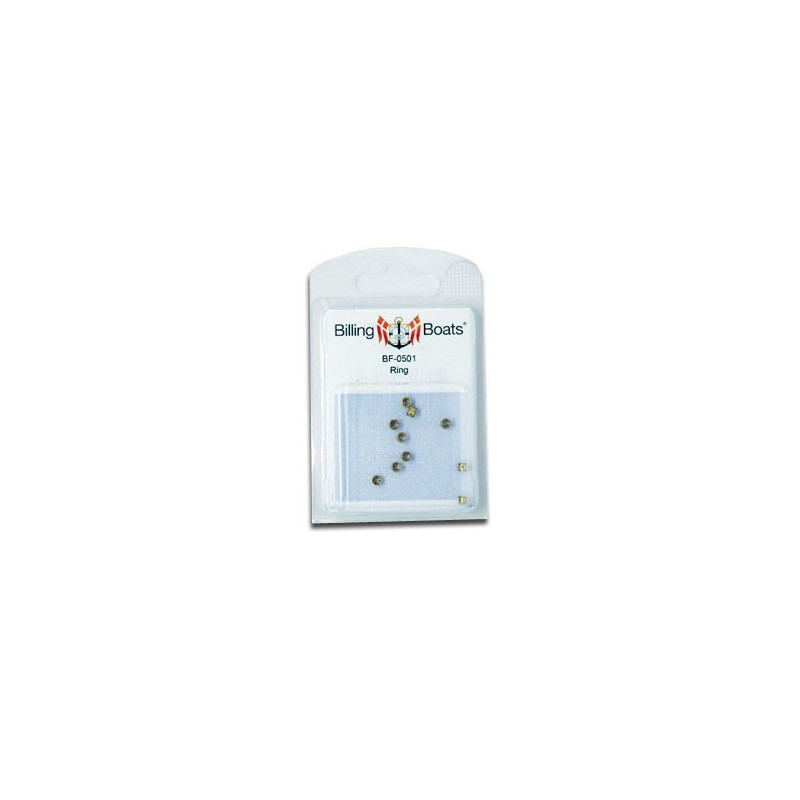 Accastillage de bateau Bague laiton 4mm (10pcs)