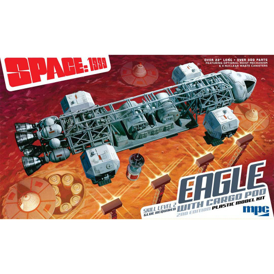 Modèle de science fiction en plastique Cosmos 1999 Eagle with cargo pod 1:48 Modèle de science fiction...