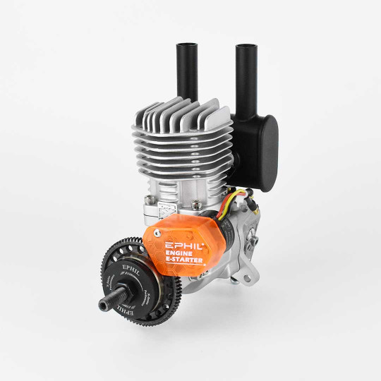 Moteur Thermique Essence pour avion EPHIL 20cc PRO mono-cylindre sortie arrière et démarreur Moteur Thermique Essence...