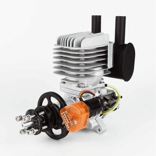 Moteur Thermique Essence pour avion EPHIL 60cc PRO mono-cylindre sortie arrière et démarreur Moteur Thermique Essence...