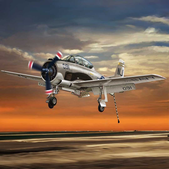 Maquette d'avion en plastique T-28 Trojan 1:32 Maquette d'avion en...