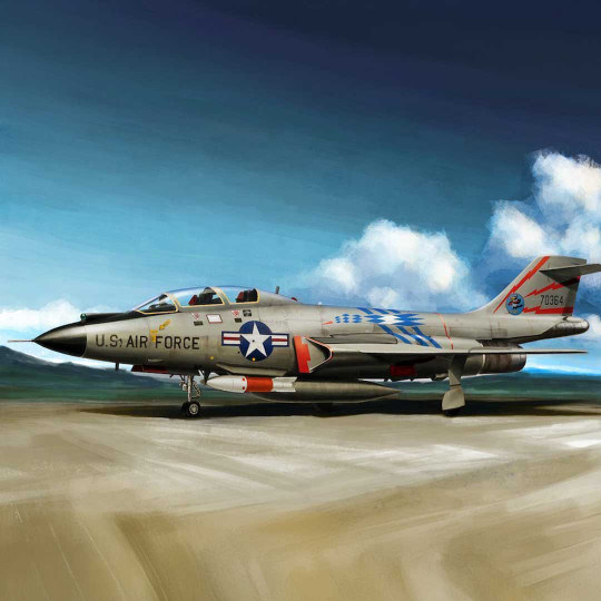 Maquette plastique avion F101 B/RF-101 B VOODOO 1:48 Maquette plastique avion...
