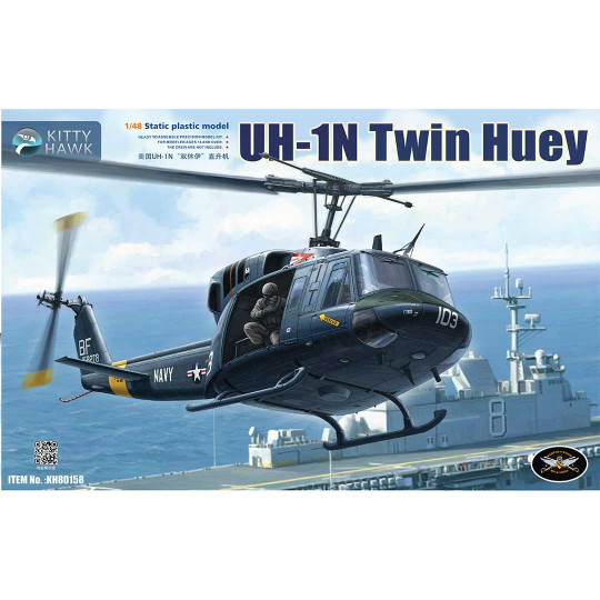 Maquette plastique d'hélicoptère UH-1N TWIN HUEY 1:48 Maquette plastique...