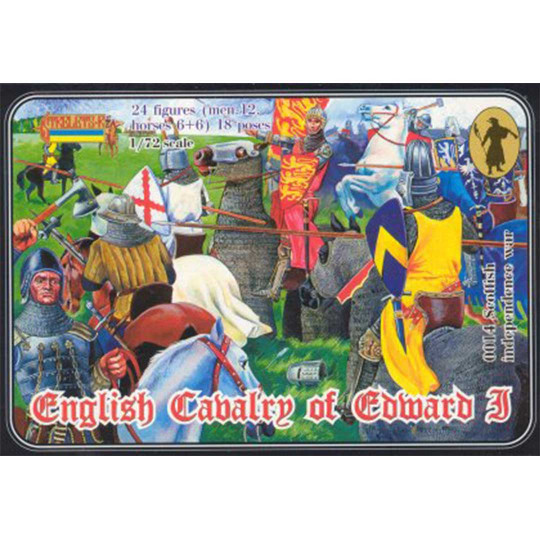 Figurine Cavalerie anglaise Edouard II 1:72 Figurine Cavalerie anglaise...