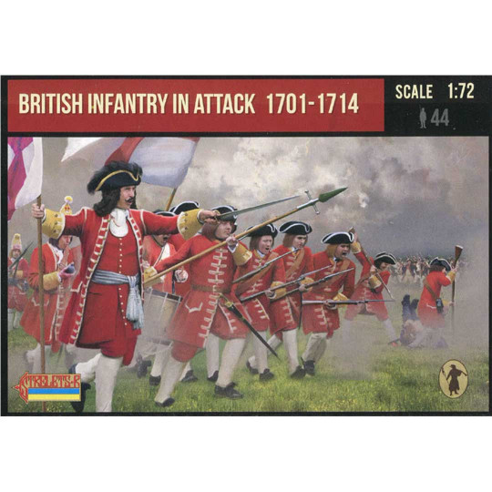 Figurine l'infanterie britannique à l'attaque 1701-1714 1:72 Figurine l'infanterie...