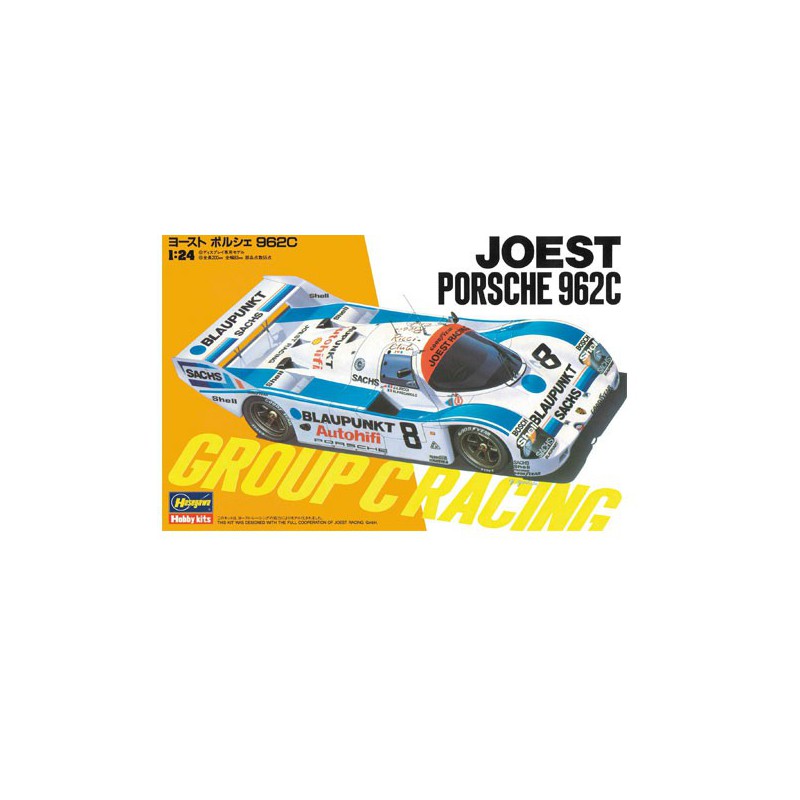 Maquette de voiture en plastique JOEST PORSCHE 962C 1/24