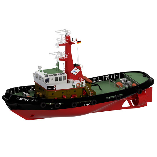 Bateau électrique radiocommandé Elbehafen 1 Remorqueur Brise Glace 1:50 Bateau électrique...