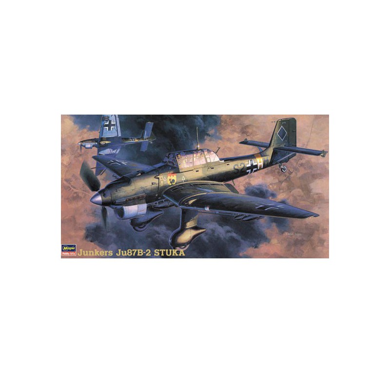 Maquette d'avion en plastique JUNKERS Ju87B-2 STUKA 1/48
