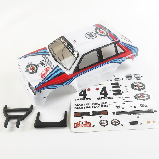 Pièce pour voiture électrique carrosserie Lancia Delta pour Stinger piste 1:14 Pièce pour voiture...