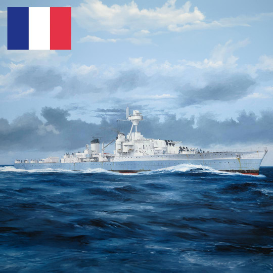 Maquette de bateau en plastique Croiseur léger Français Georges Leygues 1:350 Maquette de bateau en...