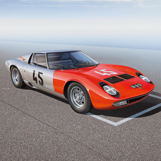 Maquetta plástica del coche...