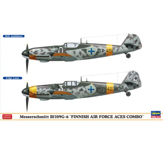 Maquette d'avion en plastique Bf109G-6 “FINNISH AIR FORCE ACES COMBO” Maquette d'avion en plastique Bf109G-6 “FINNISH AIR FORCE ACES COMBO”
