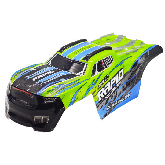 Pièce pour voiture électrique Carrosserie Truggy verte pour Micro Mhd Extreme Pièce pour voiture...