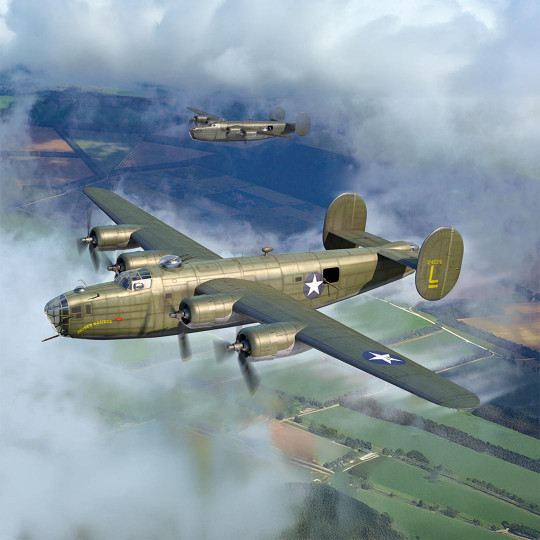 Maquette plastique d’avion B-24D Liberator 1:48 Maquette plastique d’avion...
