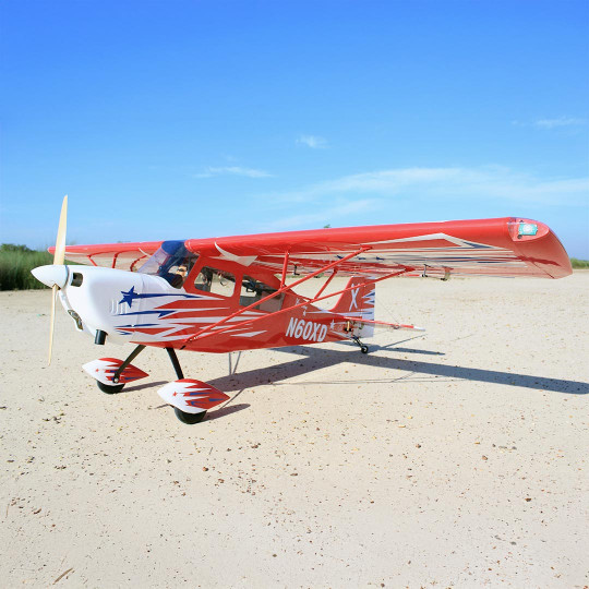 Avion thermique Radiocommandé Champion Xtreme Decathlon 122“ V2 ARF 60-85cc Rouge Avion thermique...