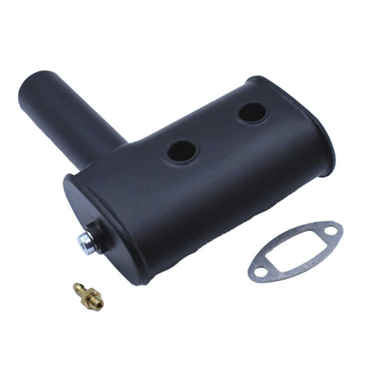 Pièce pour moteur thermique Silencieux pour moteur Ephil 38cc à sortie latérale Pièce pour moteur thermique...