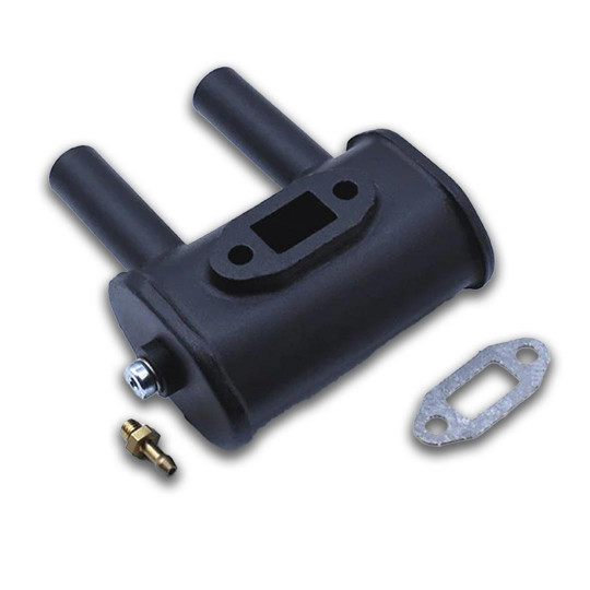 Pièce pour moteur thermique Silencieux pour moteur Ephil 20cc à sortie arrière Pièce pour moteur thermique...