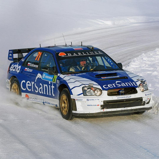 Maquette plastique de voiture Subaru Impreza WRC 2005 « 2006 swedish rally » 1:24 Maquette plastique de...