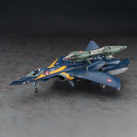 Maquette plastique de série TV Macross Plus YF-21 with Fast Pack & Fold Booster 1:72 Maquette plastique de série...