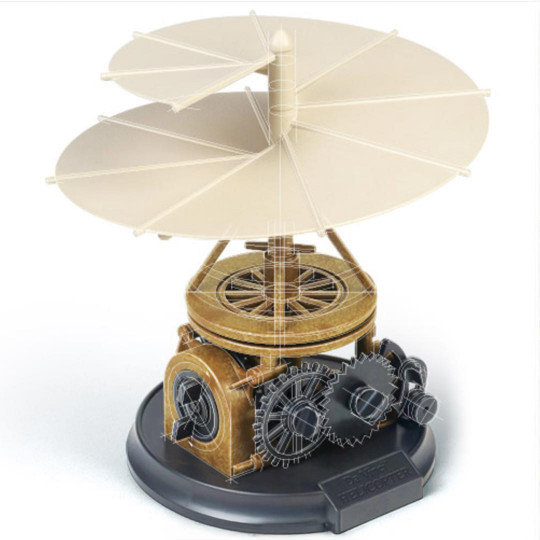 Maquette plastique éducative Da Vinci Helicopter Maquette plastique...