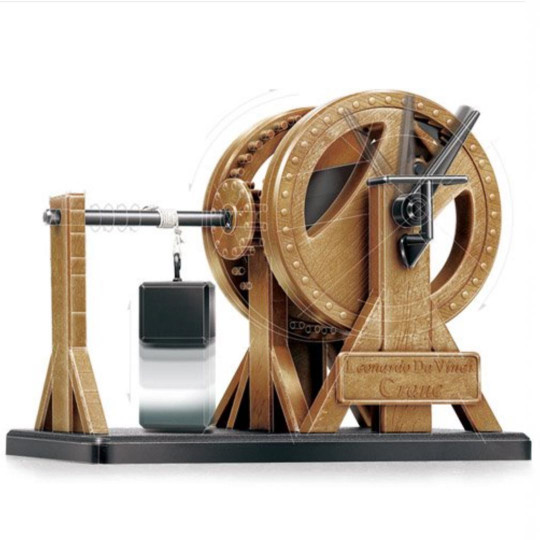 Maquette plastique éducative Da Vinci Leverage Crane Maquette plastique...