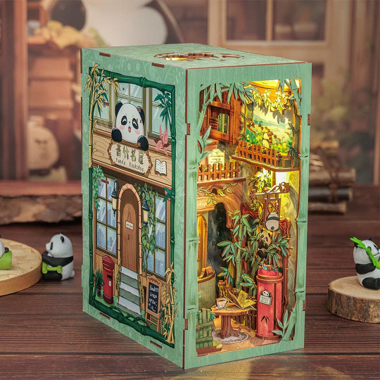 Puzzle 3D Serre Livres Book Nook Panda Bookshop Puzzle 3D Serre Livres Book...