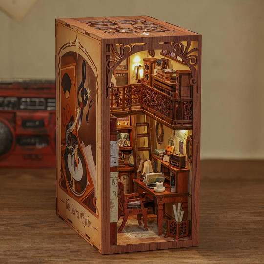 Puzzle 3D Serre Livres Book Nook THE SECRET RYTHM Puzzle 3D Serre Livres Book...