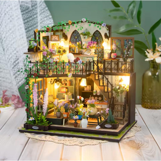 Puzzle 3D Maison miniature DARCY FLOWER HOUSE Puzzle 3D Maison miniature...