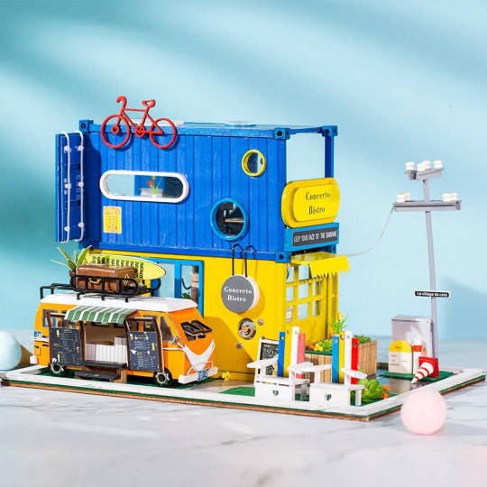 Puzzle 3D maison miniature Hello Summer Puzzle 3D maison miniature...