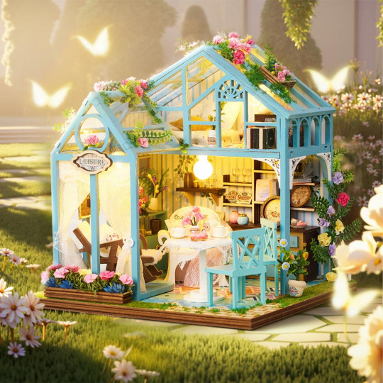 Puzzle 3D maison miniature Floral Reverie Puzzle 3D maison miniature...