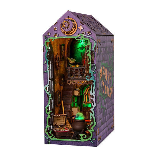 Puzzle 3D Serre Livres Book Nook MYSTIC THEURGE'S HUT Puzzle 3D Serre Livres Book...