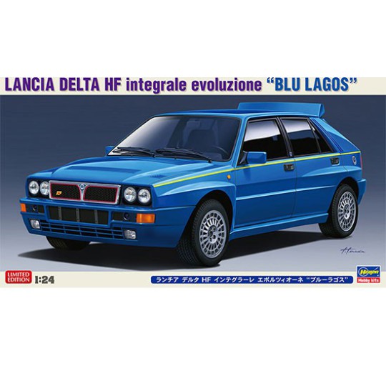 Maquette de voiture en plastique L. Delta HF integrale evo 1/24 Maquette de voiture en plastique L. Delta HF integrale evo 1/24