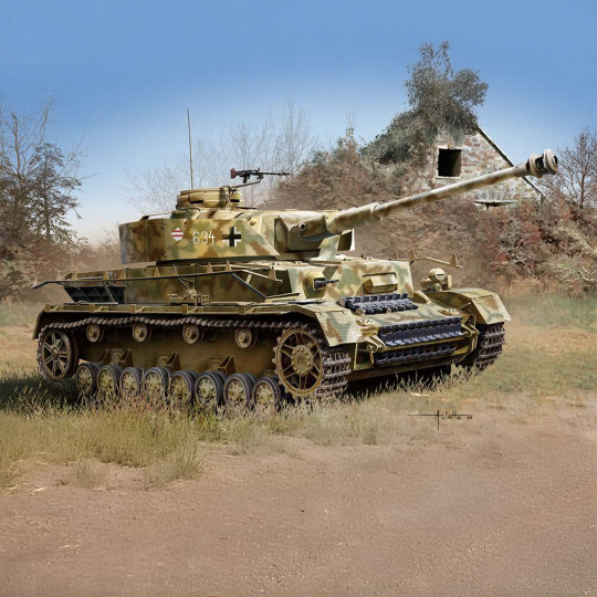 Maquette de char en plastique German Pz.Kpfw.IV Ausf.H 1:72 Maquette de char en...