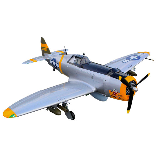 Avion thermique radiocommandé P-47 DAN’L BOONE 55-60cc / EP ARF + train élect Avion thermique...