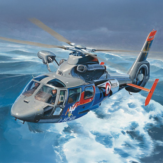 Modelo en plastico Helicoptero Dauphin II SA 365N 1/48 Modelo en plastico...