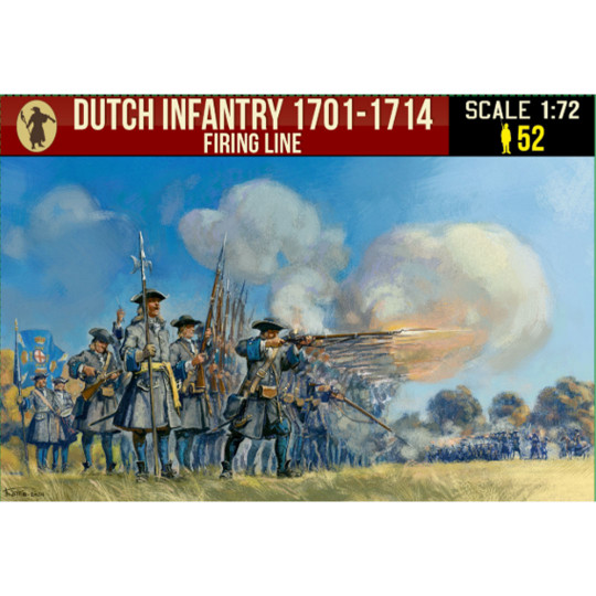 Figurín Dutch infantry 1701-1714 firing line 1:72 Figurín Dutch infantry...