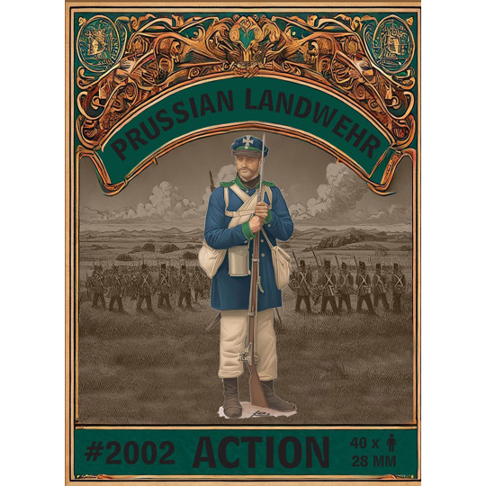 Figuras PRUSSIAN LANDWEHR IN ACTION 28mm Figuras PRUSSIAN LANDWEHR...