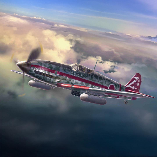 Modelo de plástico Aviones Kawasaki Ki-61 Tipo 3 Hien I-tipo D "244o Escuadrón Aéreo Imperial de Defensa de la Capital" 1:48 Modelo de plástico Aviones...