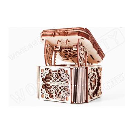 Puzzle 3D mécanique PLV PRO pour maquette Boite mystérieuse montée Puzzle 3D mécanique PLV PRO pour maquette Boite mystérieuse montée
