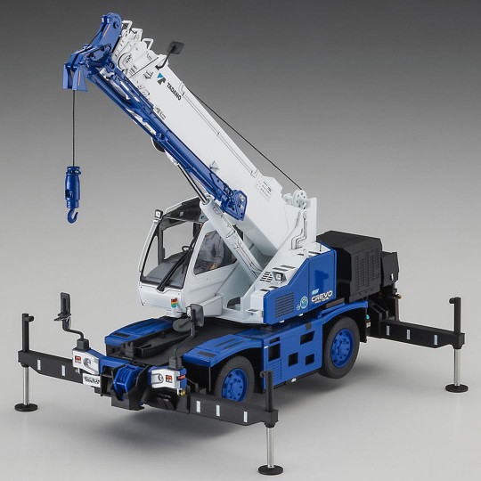 Maqueta de plástico Grúa todo terreno Tadano GR-130NL/N Crevo mini G4 "estabilizador tipo H" 1:35 Maqueta de plástico Grúa...