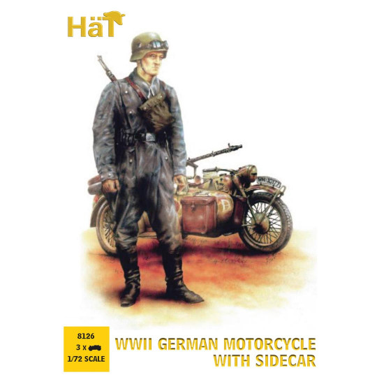 Figurita de Moto y SideCar...